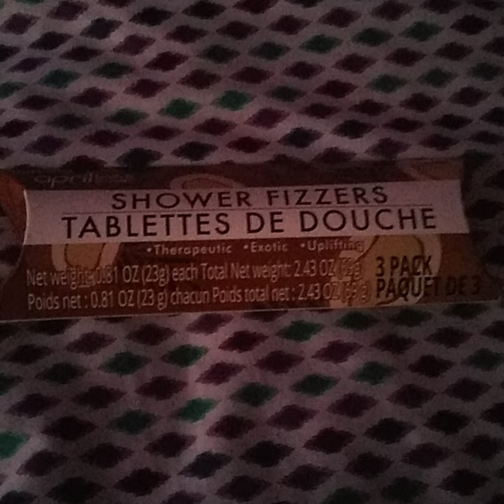 Shower fizzers